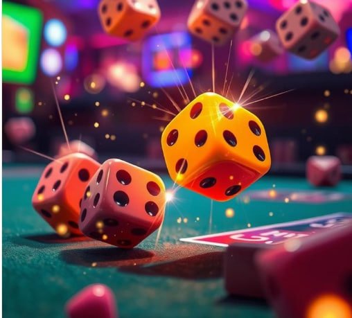 Ilustrasi permainan Bingo online yang menyenangkan